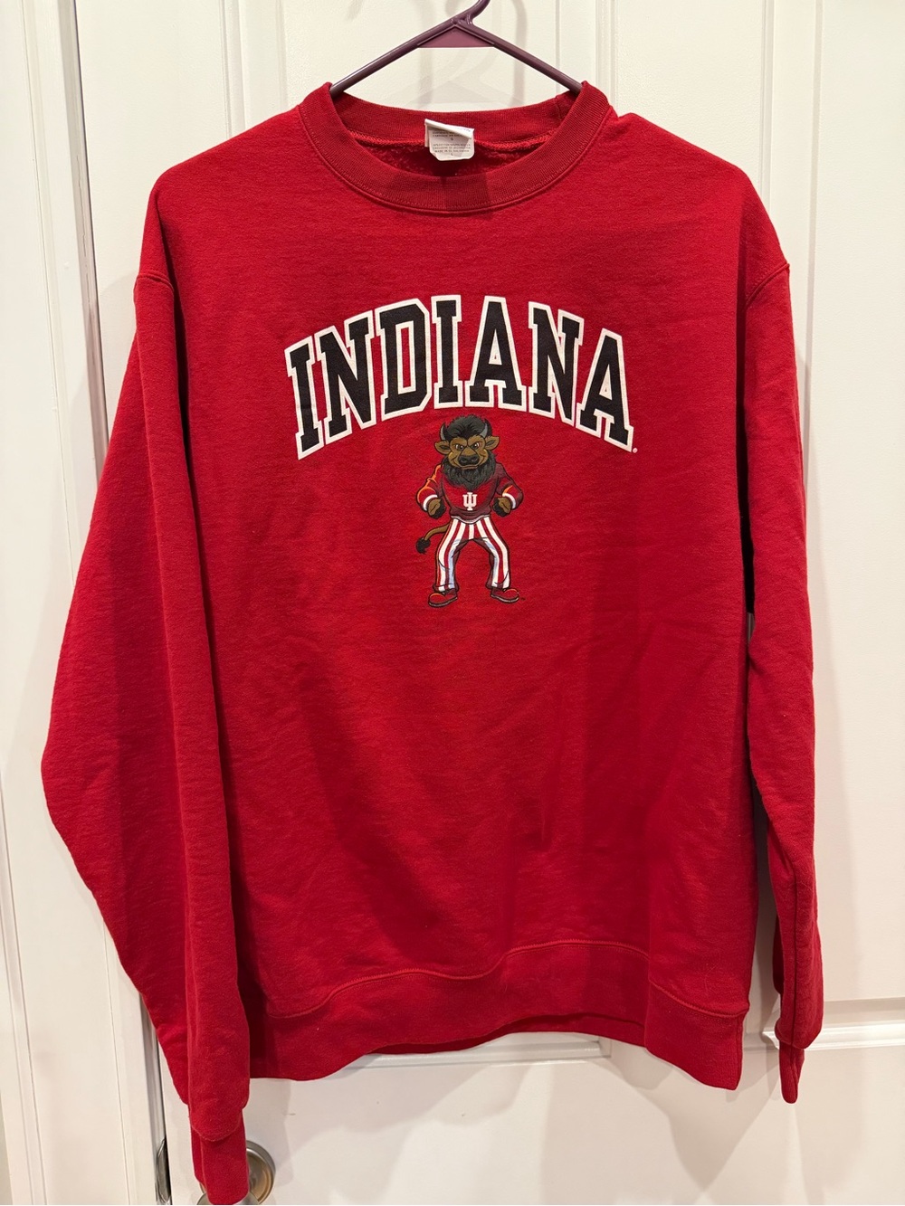 Indiana University Red Hoosier Crewneck Sweatshirt - Men’s